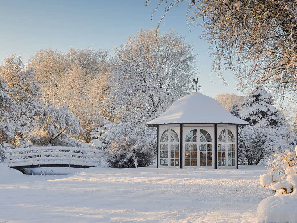 Winterfeste Pavillons