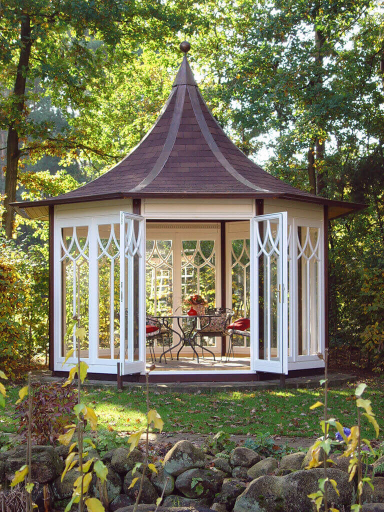 Ein Gartenpavillon für exklusive Momente des Glücks
