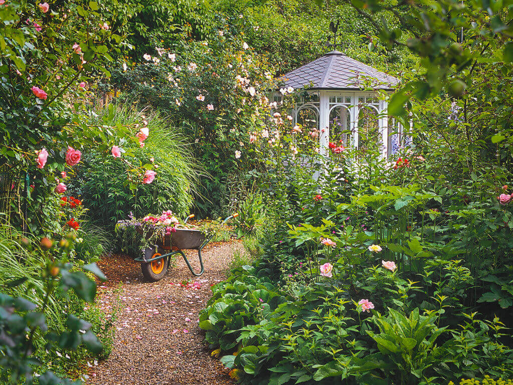 Ein romantischer GartenPavillon als idealer Rückzugsort